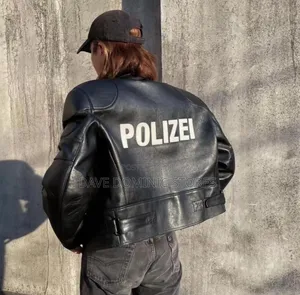 Vetements Polizei Leather Jacket