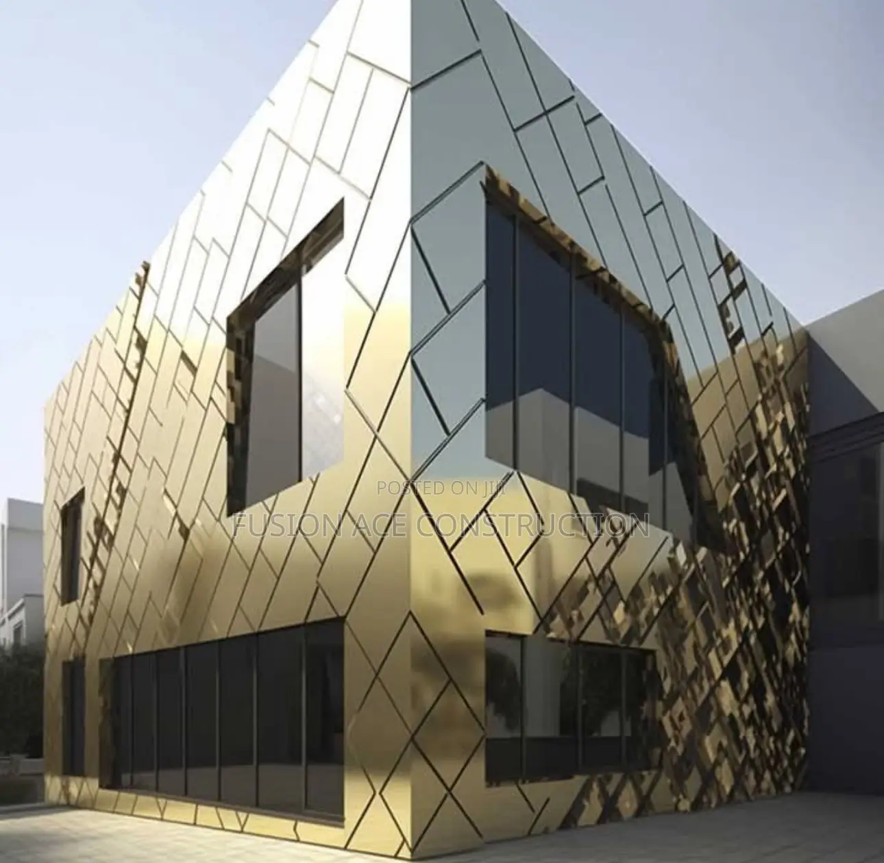 3d Alucoboard Wall Cladding, Regular and Laser Cut Perforated Cladding