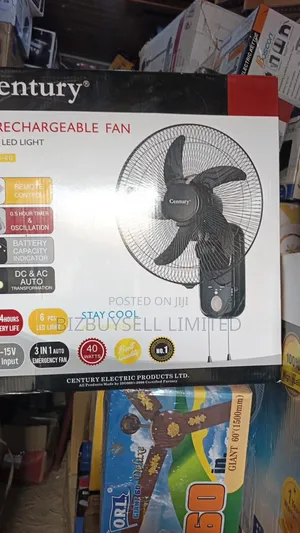16" Qasa Wall Rechargeable Fan.