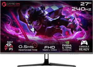Gameon 27" Gaming Monitor, FHD 240hz Fast Ips Display | Goesp27240ips