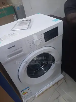 Quiet Power: The Polystar 7kg Front Load Washing Machine.