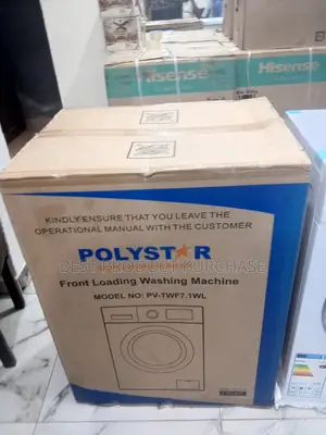 Polystar 7kg Auto Front Loader – Efficient Spin Speed