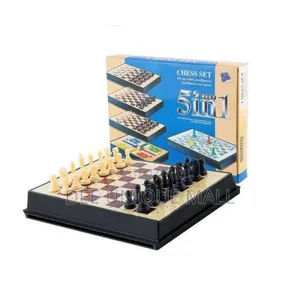 5 in 1 Chess Board Game,Mini Game