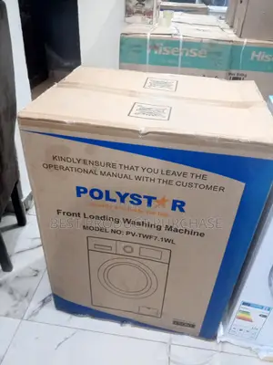 Protect Your Fabrics With the Polystar 7kg Front Load Washing Machine.