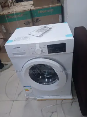 Keep Clothes Looking New With the Polystar 7kg Front Load Washer.
