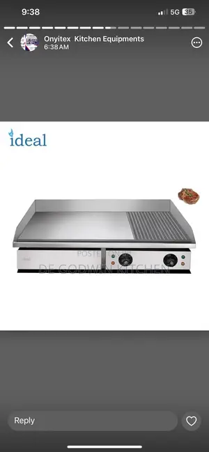 Electric Counter Top Griddle