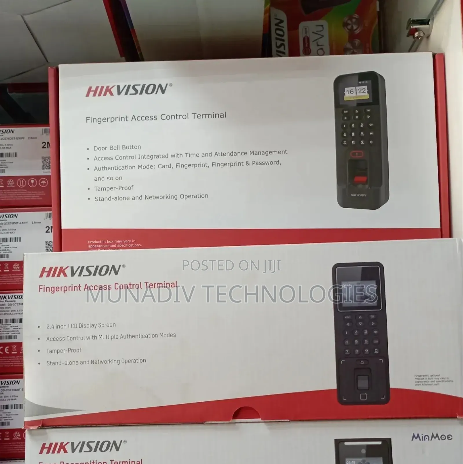 Hikvision Fingerprint Access Control Camera
