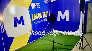 Corporate Event Decoration Setup for Moniepoint MFB