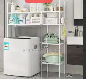 2layers Toilet/Washing Machine Rack