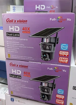 Goli's Vision Hd  Dual Lens 40x Zoom Solar PTZ Camera