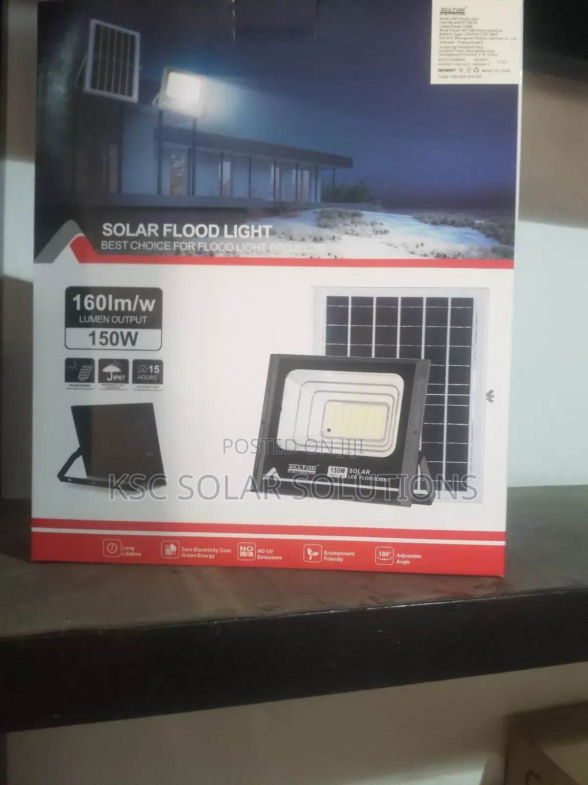 150watts Solar Flood Light