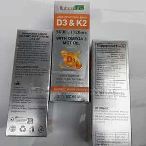 Vitamin D3 K2 Liquid Supplement -60ml