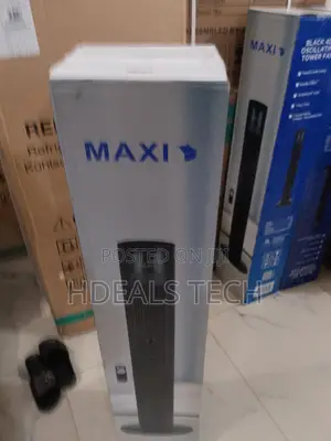 Maxi Standing Tower Fan – Strong Breeze, Slim Modern Design