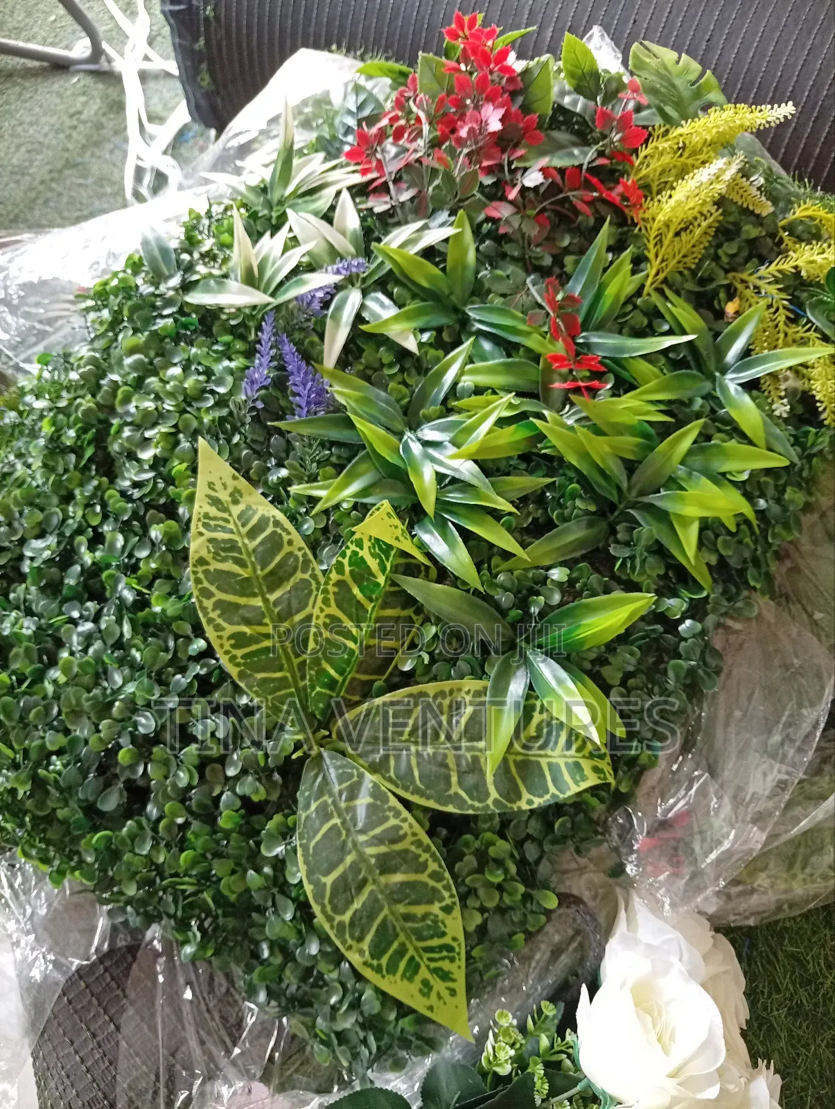 Artificial Wall Flower Mat