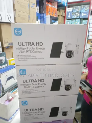 Ultra Hd Intelligent Solar Energy Alert PTZ Camera