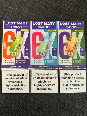 Lost Mary Bm6000 Refillable Vape 2% Nicotine Strength