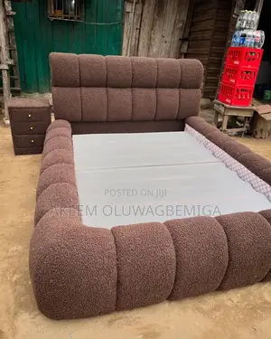 4.5by6 Bed Frame With Bedside