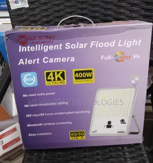 Gz Sonny Intelligent Solar Flood Light Alert Camera