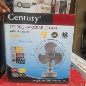 12 Inches Rechargeable Table Fan