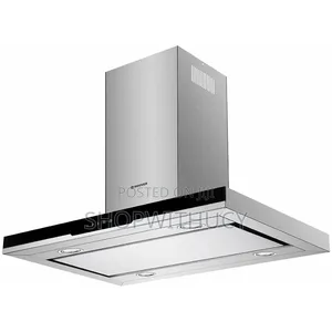 Grade A1 - Hoover 90cm Touch Control Flat Island Cooker Hood .
