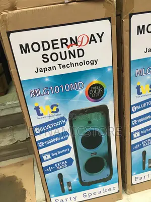 Modern Day 10000w Party Speaker With Microphone