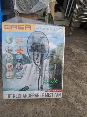 Qasa 18 Inches Rechargeable Fan