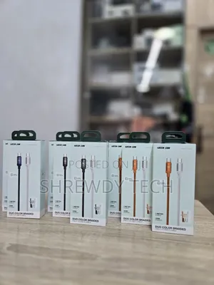 100w Duo Colour Braided Usb-C Cable