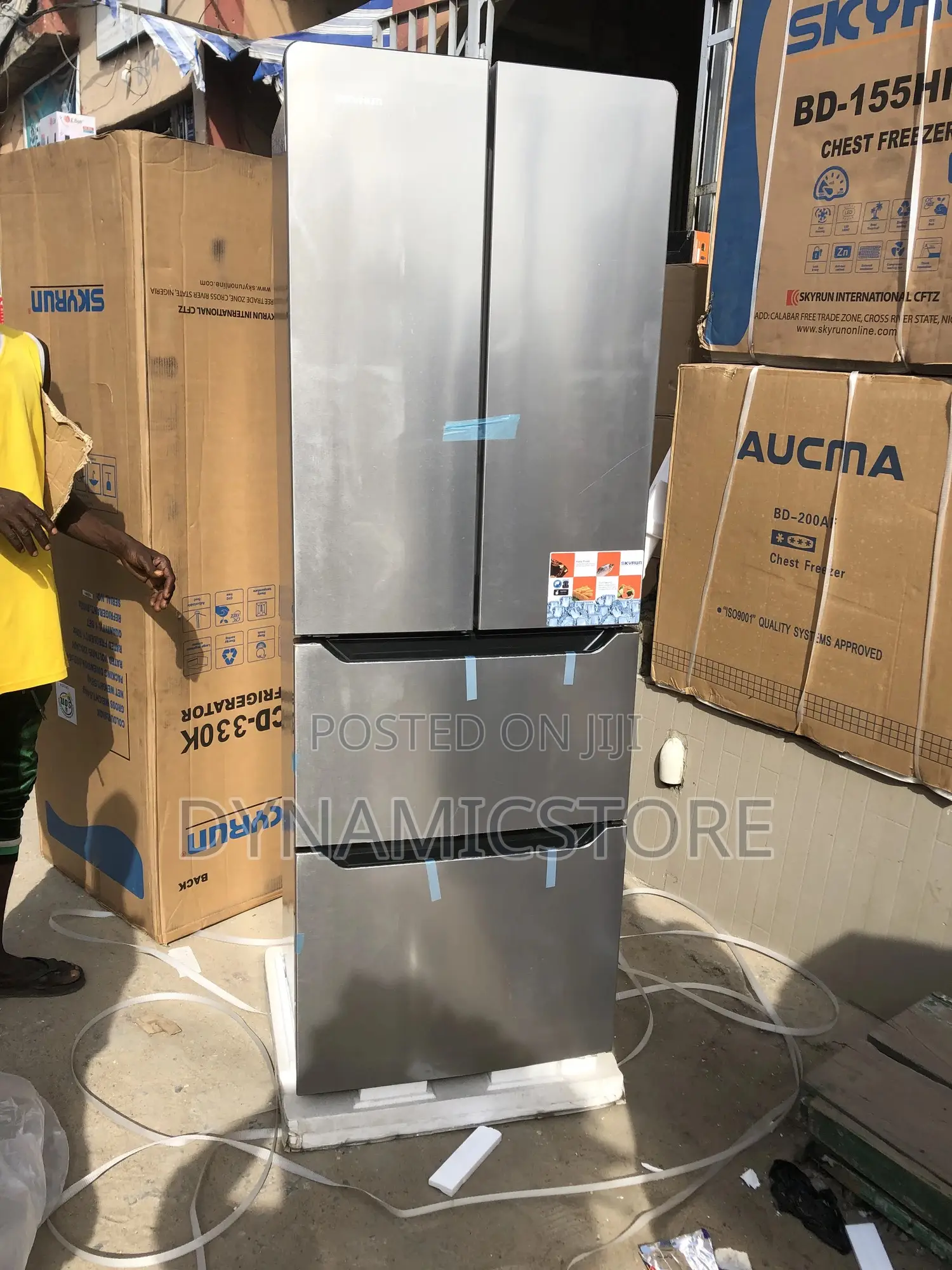 Skyrun Side By Side 330l With Drawers