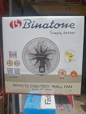 18 Inches Binatone Wall Fan With Remote Wf1808rc