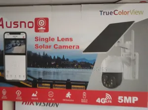 Ausno 5mp 4g Single Lens Solar Camera