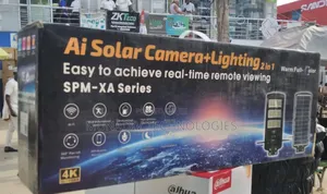Ai Ultra Hd Solar Camera Plus Lighting 2-in-1