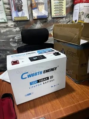 The Only Supplier of Cworth Energy 100ah Lithium Lon Battery in Lagos