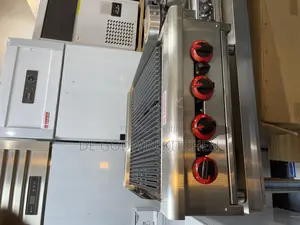 4 Burners Gas Lava Rock Grill
