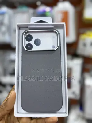 Plain Leather Magsafe Case for iPhone 17 Pro Max
