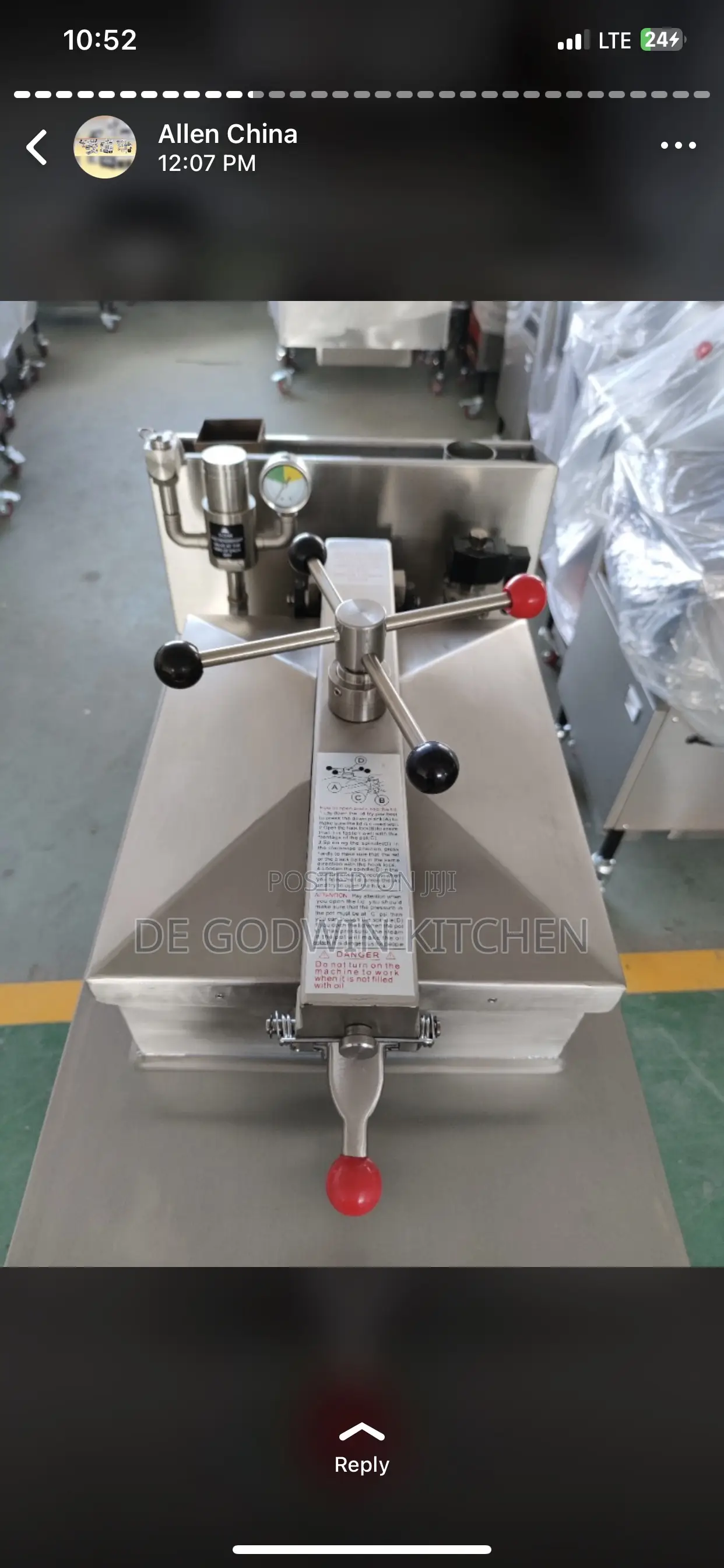 Standing Type Gas Pressure Fryer Now Available