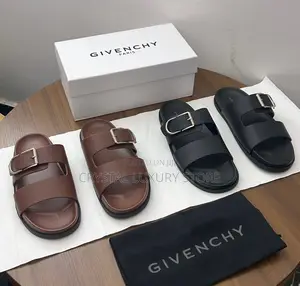 Givenchy Quality Luxury Men Genuine Leather Sandals