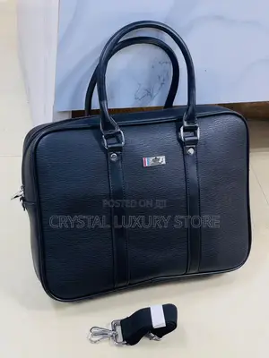 High Quality Luxury Men Genuine Leather Laptop Bag