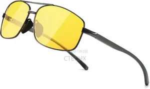 Sungait Night Driving Glasses With Lightweight Metal Frame Style