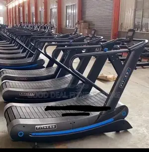 Standard New Curved Commercial Manual Treadmill