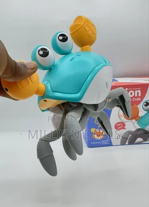Induction Electric Crab Toy For Kids, Interactive Robotic Toy
