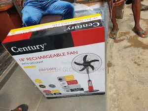 Century 18” Ac/Dc Rechargeable Fan – Stay Cool Anytime