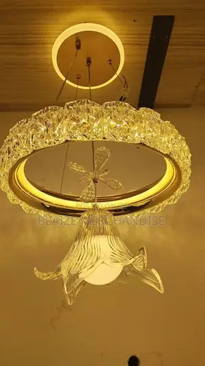 Cristal Gold Led Chandalier