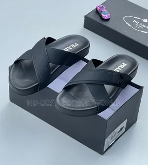 Prada Leather Slippers