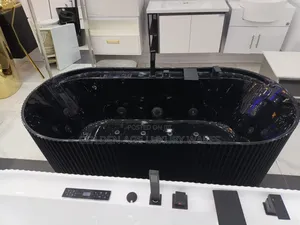 Plain Black Luxury Jacuzzi