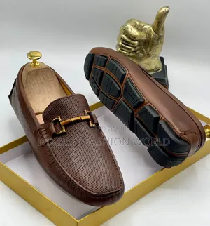 Brown Leather Lofers