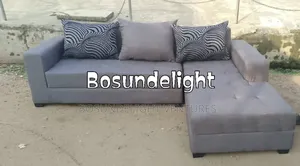 Quality Grey L Shape Sofa Chair