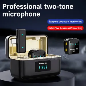 Baiwangli Sx23 Wireles Anc Microphone Clip-on Magnetic Desig Lapel Mic