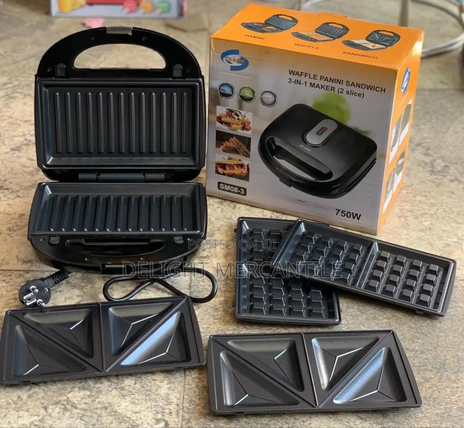 SMP Waffle Panini Maker