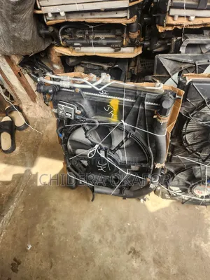 Radiator and Fan and Condenser for Hyundai Santa 2018