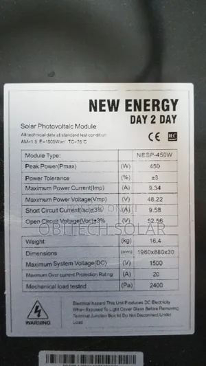 450watts New Energy Solar Panel